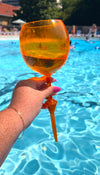 Set of 4 Outdoor Wine Glasses - Orange