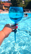 Set of 4 Outdoor Wine Glasses - Blue