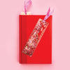 Confetti Bookmark - Red & Pink